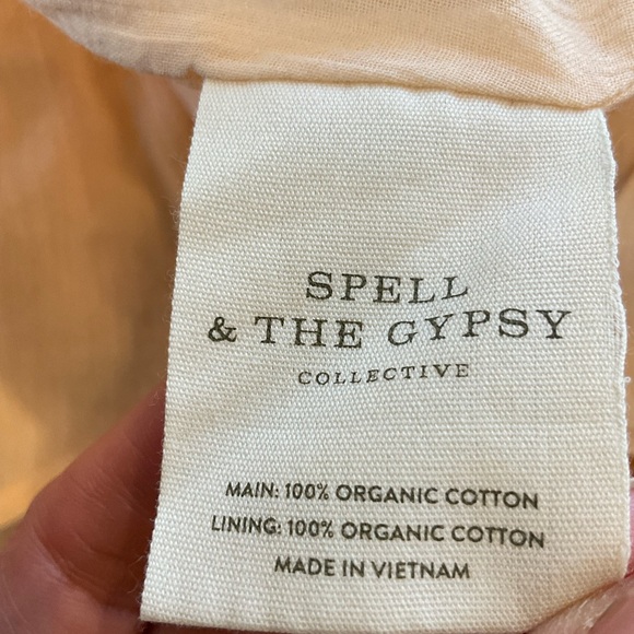 Spell and the Gypsy Utopia Boho Maxi Dress Womens XS Cinnamon Strappy Sleeveless - Picture 14 of 16